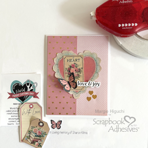 Love & Joy Card by Margie Higuchi for Scrapbook Adhesives by 3L