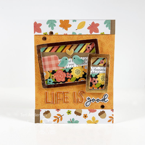 Life is Good (Tweet) Card by Teri Anderson for Scrapbook Adhesives by 3L 