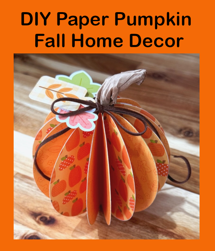 Paper Pumpkin Decor by Jennifer Ingle for Scrapbook Adhesives by 3L Pinterest  