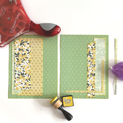 Engaged Art Journal Pages by Margie Higuchi for Scrapbook Adhesives by 3L