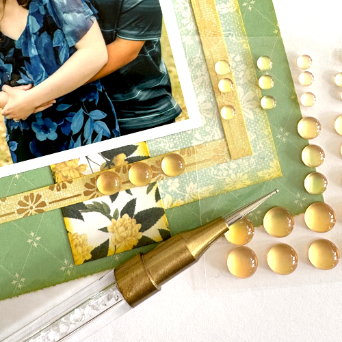 Engaged Art Journal Pages by Margie Higuchi for Scrapbook Adhesives by 3L