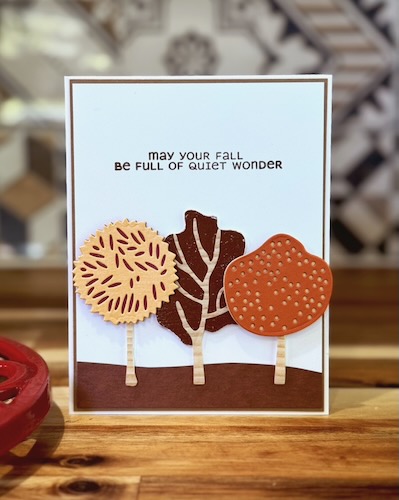 Quiet Wonder of Fall Foil Card by Jennifer Ingle for Scrapbook Adhesives by 3L 