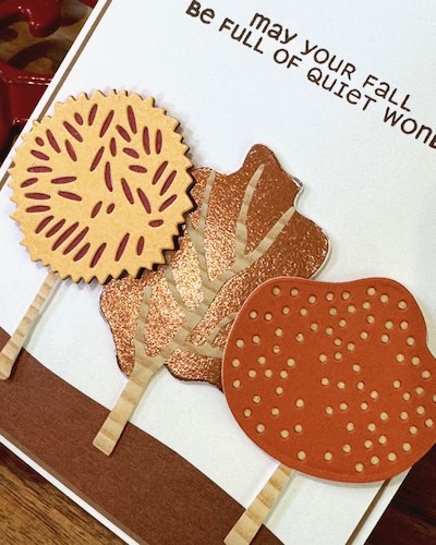 Quiet Wonder of Fall Foil Card by Jennifer Ingle for Scrapbook Adhesives by 3L 