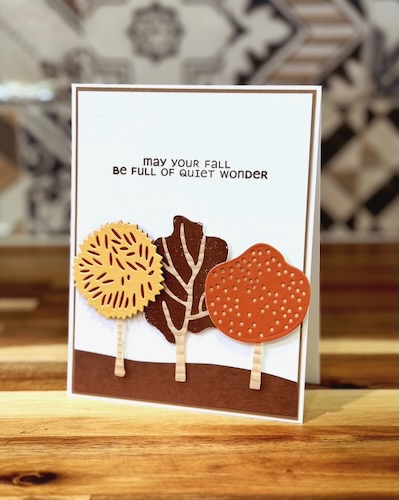 Quiet Wonder of Fall Foil Card by Jennifer Ingle for Scrapbook Adhesives by 3L 