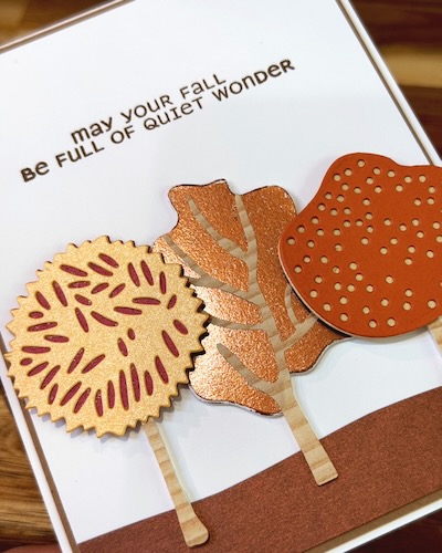 Quiet Wonder of Fall Foil Card by Jennifer Ingle for Scrapbook Adhesives by 3L 