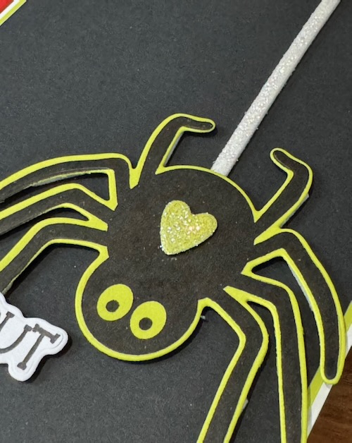 Let's Hang Out Spider Card by Jennifer Ingle for Scrapbook Adhesives by 3L