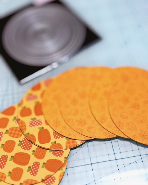 Paper Pumpkin Decor by Jennifer Ingle for Scrapbook Adhesives by 3L 