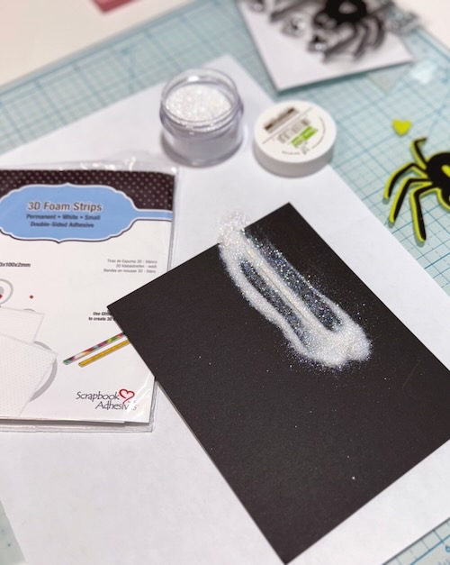 Let's Hang Out Spider Card by Jennifer Ingle for Scrapbook Adhesives by 3L