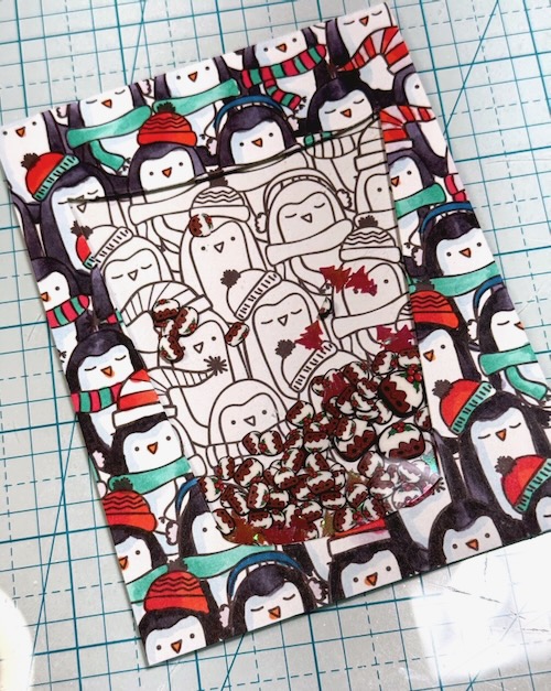 Holiday Cheer Shaker Card with the Coffee Lover's by Jennifer Ingle for Scrapbook Adhesives by 3L