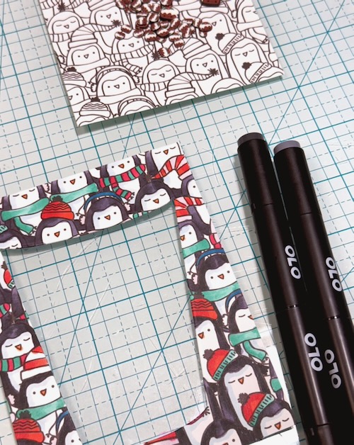 Holiday Cheer Shaker Card with the Coffee Lover's by Jennifer Ingle for Scrapbook Adhesives by 3L