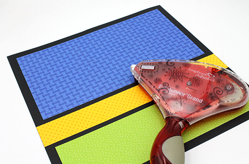 Layered Fur Baby Layout by Tracy McLennon for Scrapbook Adhesives by 3L