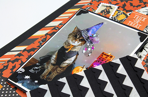 Purrfect Halloween Layout by Tracy McLennon for Scrapbook Adhesives by 3L 