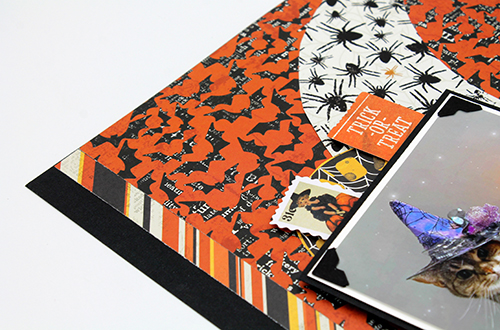 Purrfect Halloween Layout by Tracy McLennon for Scrapbook Adhesives by 3L 