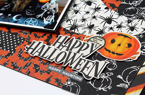 Purrfect Halloween Layout by Tracy McLennon for Scrapbook Adhesives by 3L 