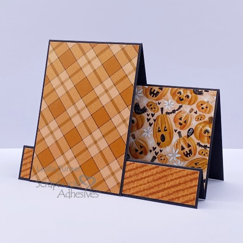 Hey Boo Halloween Fun Fold Card by Leslie Turner for Scrapbook Adhesives by 3L