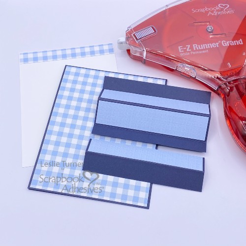 Accordion Diorama Card by Leslie Turner for Scrapbook Adhesives by 3L