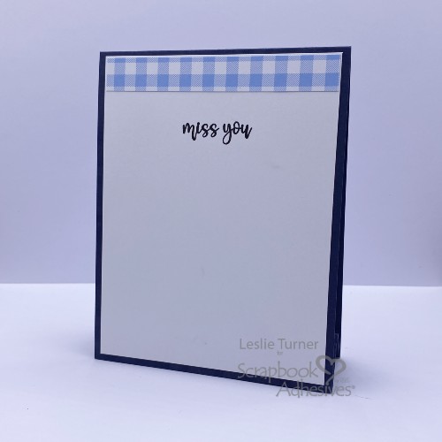 Accordion Diorama Card by Leslie Turner for Scrapbook Adhesives by 3L