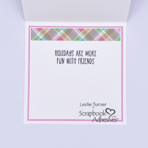 Snowglobe Shaker Card by Leslie Turner for Scrapbook Adhesives by 3L