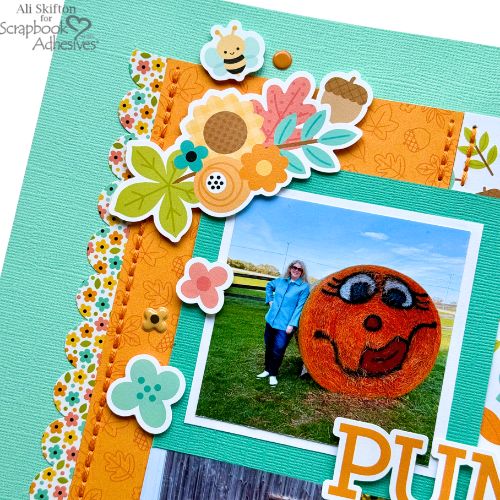 Pumpkins Farm Fresh Layout by Ali Skifton for Scrapbook Adhesives by 3L