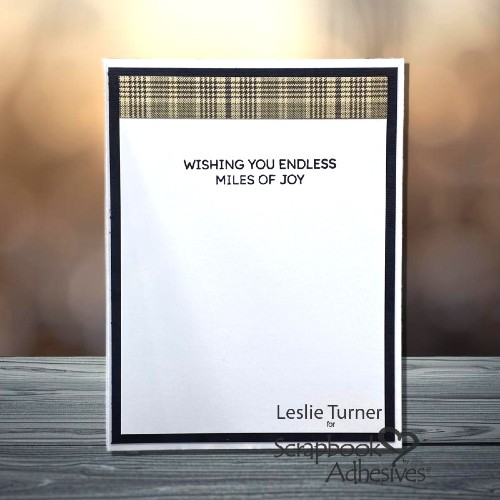 Cruisin' Birthday Card by Leslie Turner for Scrapbook Adhesives by 3L