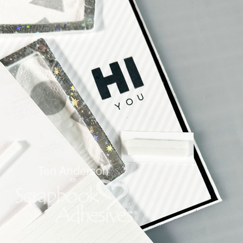 Hi You Paper Napkin Card by Teri Anderson for Scrapbook Adhesives by 3L 