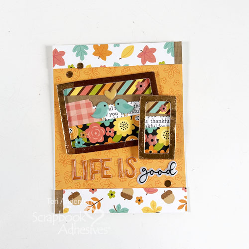 Life is Good (Tweet) Card by Teri Anderson for Scrapbook Adhesives by 3L 