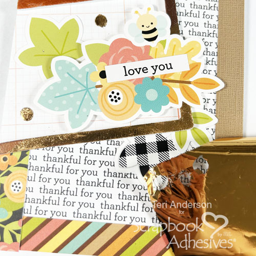 Fall So Thankful Card by Teri Anderson for Scrapbook Adhesives by 3L