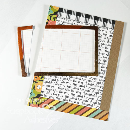 Fall So Thankful Card by Teri Anderson for Scrapbook Adhesives by 3L