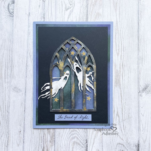 Spooky Halloween Card by Yvonne van de Grijp for Scrapbook Adhesives by 3L