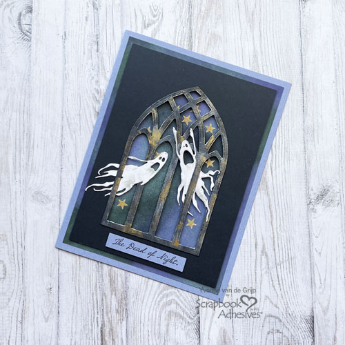 Spooky Halloween Card by Yvonne van de Grijp for Scrapbook Adhesives by 3L