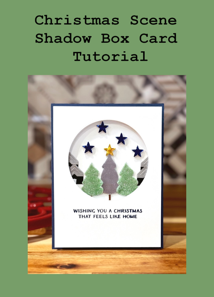 Christmas Scene Shadow Box Card by Jennifer Ingle for Scrapbook Adhesives by 3L Pinterest 