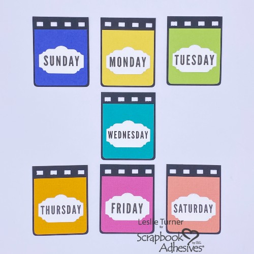 Perpetual Desk Calendar by Leslie Turner for Scrapbook Adhesives by 3L