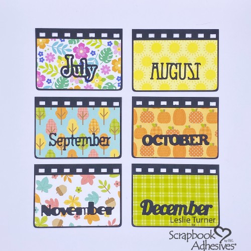 Perpetual Desk Calendar by Leslie Turner for Scrapbook Adhesives by 3L