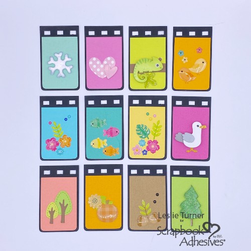 Perpetual Desk Calendar by Leslie Turner for Scrapbook Adhesives by 3L