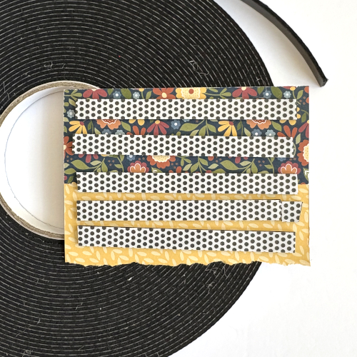 Leaf Banner Thank You Card by Margie Higuchi for Scrapbook Adhesives by 3L 