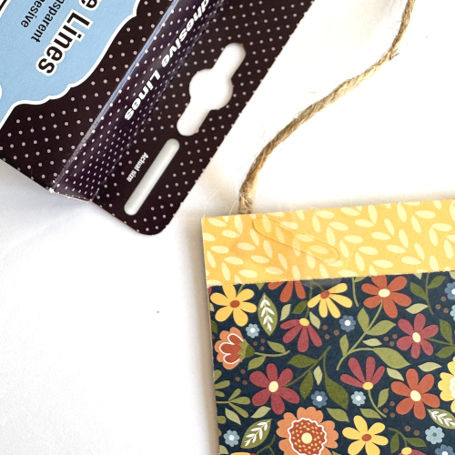 Leaf Banner Thank You Card by Margie Higuchi for Scrapbook Adhesives by 3L 