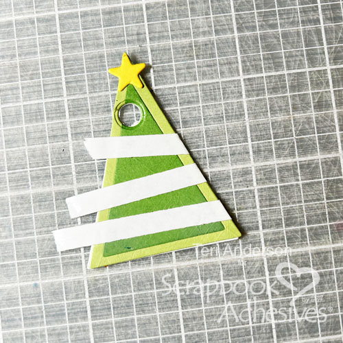 Tiny Tree Gift Tags by Teri Anderson for Scrapbook Adhesives by 3L