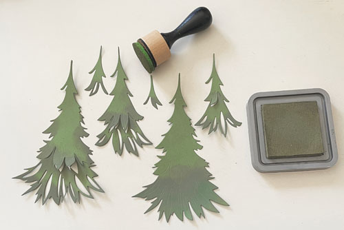 Dimensional Christmas Tree Card by Yvonne van de Grijp for Scrapbook Adhesives by 3L 