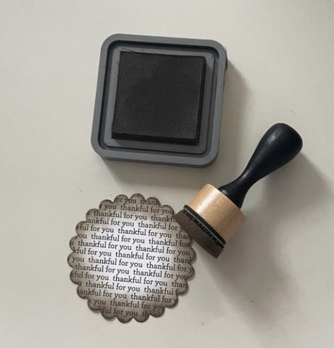 Layered Thanksgiving Tag Card by Yvonne van de Grijp for Scrapbook Adhesives by 3L