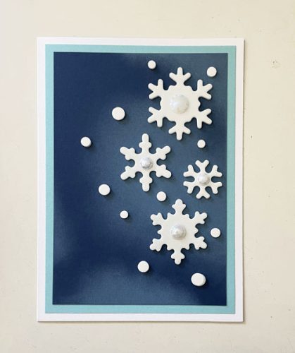 Holiday Magic Snowflake Card by Yvonne van de Grijp for Scrapbook Adhesives by 3L 