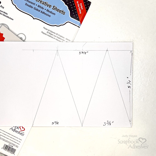 Joyful Christmas Card by Judy Hayes for Scrapbook Adhesives by 3L 