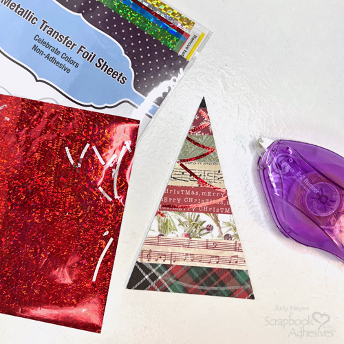 Joyful Christmas Card by Judy Hayes for Scrapbook Adhesives by 3L 