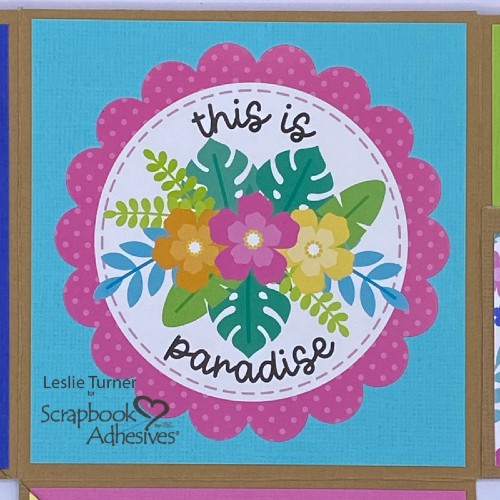 Summer Count Down Z-Fold Mini by Leslie Turner for Scrapbook Adhesives by 3L 