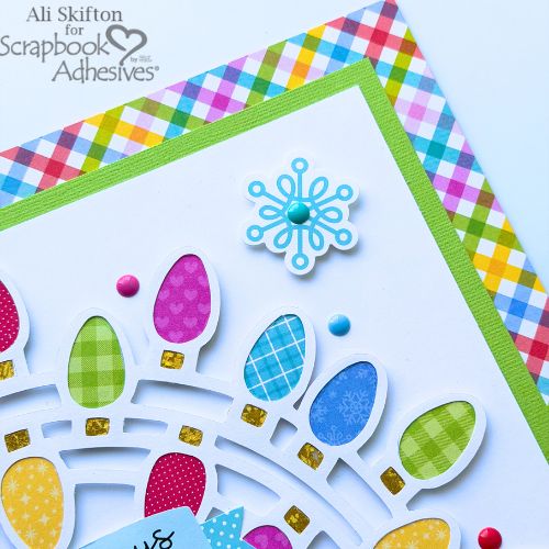 Merry and Bright Lights Layout by Ali Skifton for Scrapbook Adhesives by 3L