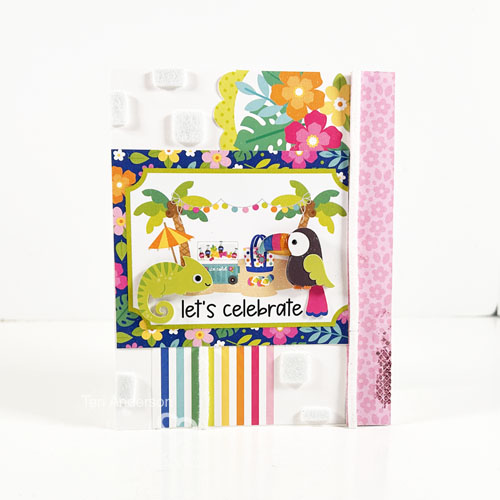 Colorful Birthday Card Duo by Teri Anderson for Scrapbook Adhesives by 3L