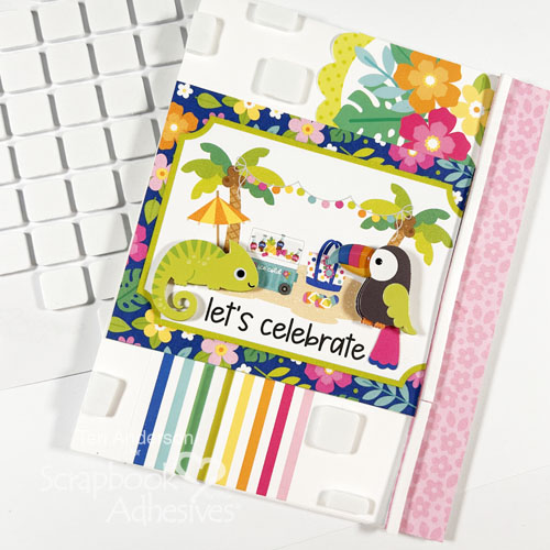 Colorful Birthday Card Duo by Teri Anderson for Scrapbook Adhesives by 3L