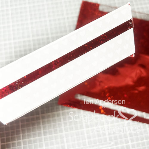 Valentine Foiled Circle Gift Tag by Teri Anderson for Scrapbook Adhesives by 3L