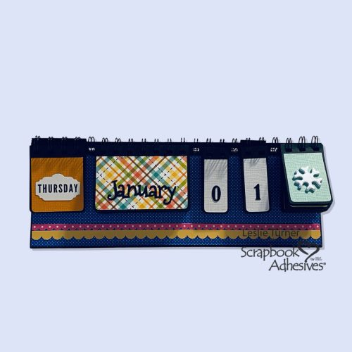 Perpetual Desk Calendar by Leslie Turner for Scrapbook Adhesives by 3L