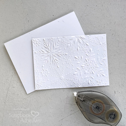 Snowman Warm Wishes Card by Judy Hayes for Scrapbook Adhesives by 3L 