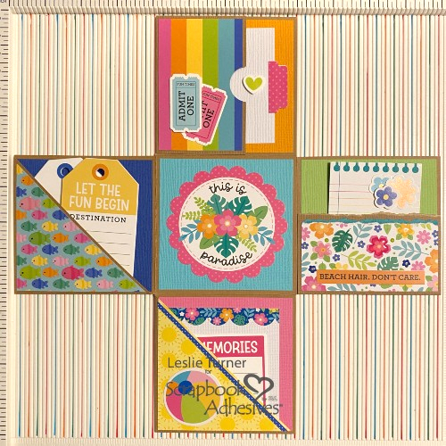 Summer Count Down Z-Fold Mini by Leslie Turner for Scrapbook Adhesives by 3L 